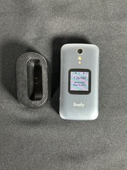 Alcatel 4053S Jitterbug Lively Flip 2 Phone 4G 16GB Big Buttons for Seniors Gray