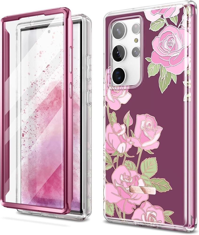 Samsung Galaxy S23 Ultra Case, Built-in Screen Protector, Dual-Layer Protection