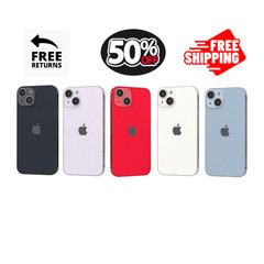 Apple iPhone 14 Unlocked 128/512GB – Midnight, Blue, Red, Purple – Free Shippin