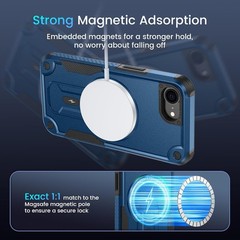 For iPhone 16e & 17e Case with Shockproof Protection & Screen Protector MagSafe
