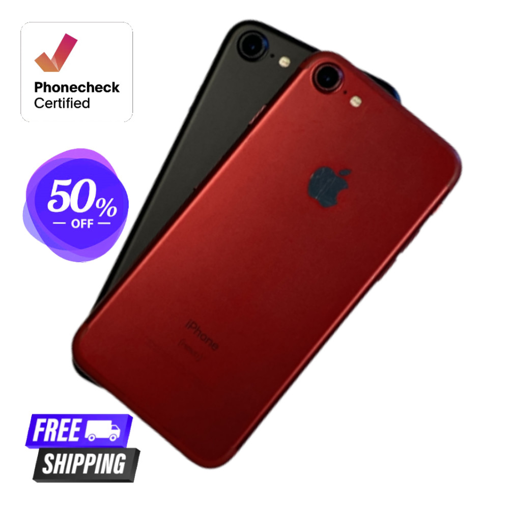 Apple iPhone 7 128GB 32GB -Red Silver Gold- Unlocked AT&T Verizon T-mobile 4G