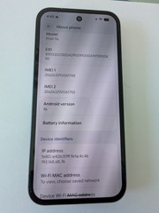 Google Pixel 9a GXQ96 Unlocked 256GB Obsidian.