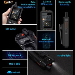 Unlocked 4G LTE Android 10 Rugged Cell Phone Dual SIM Outdoors Mobile UNIWA F80S