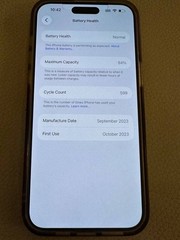 Excellent condition iPhone 15 pro max 256gb white unlocked