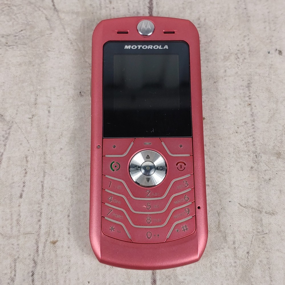 Motorola SLVR L6 UNLOCKED Pink – Cell Phone – TESTED WORKING – Y2K No Battery