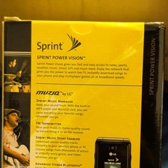 LG MUZIQ LX570 Sprint Flip Phone Bluetooth 1.3MP Camera microSD Black