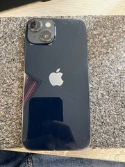 Apple iPhone 14 128gb midnight unlocked tested screen crak with cosmetic wear