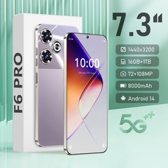 2026 New F6 PRO 7.3-inch Large Screen Phone with 16+1TB Global Unlocked 5G Phone