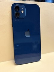 Apple iPhone 12 Blue Smartphone, 12MP Camera, iOS, Slate Style, 64 GB storage
