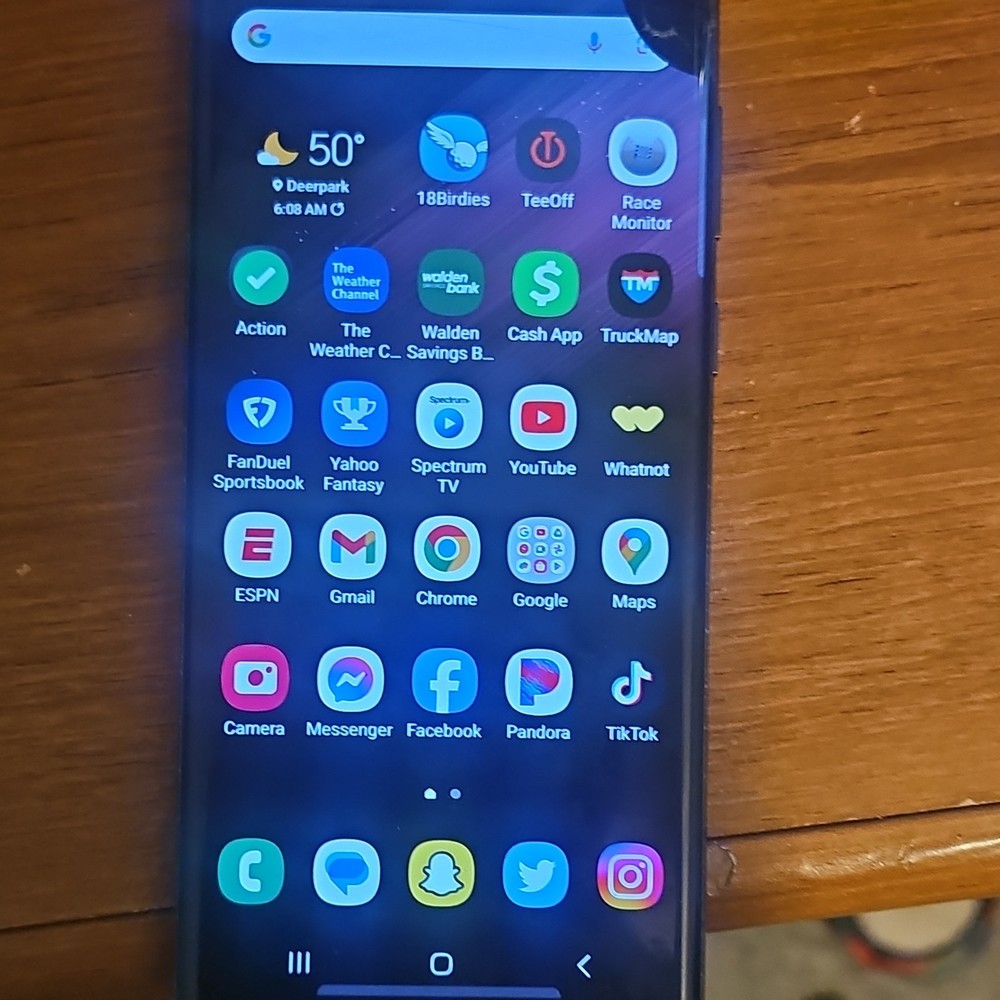 Samsung Android Smartphone Black Wi-Fi Bluetooth Bar Style