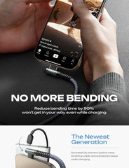 2-Pack Right Angle 6.6ft USB C Cables – Fast 60W Charging