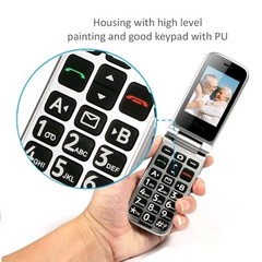 artfone G3 Pro Red – 4G LTE Flip Phone For Senior Unlocked Cell Camera Speaker