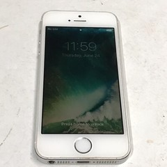 Apple iPhone 5 5s Silver GSM A1533 Locked Carrier Unknown AS IS