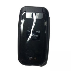 LG B470 AT&T Flip Phone Black Y2K