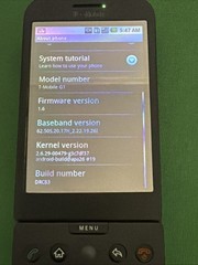 HTC Dream DREA100 Google G1 Black T-Mobile 1st Android Smartphone RARE, Read D.
