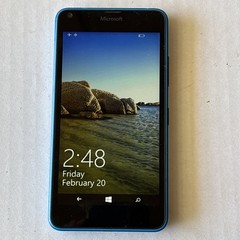 Microsoft Lumia 640 RM-1073 Cricket 8GB Blue Smartphone Good