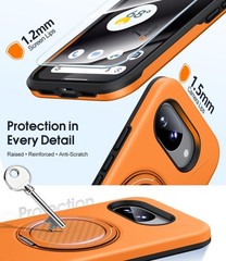 Case & Screen Protector for Google Pixel 10A 6.3 Inch Dual Layer Shockproof Oran