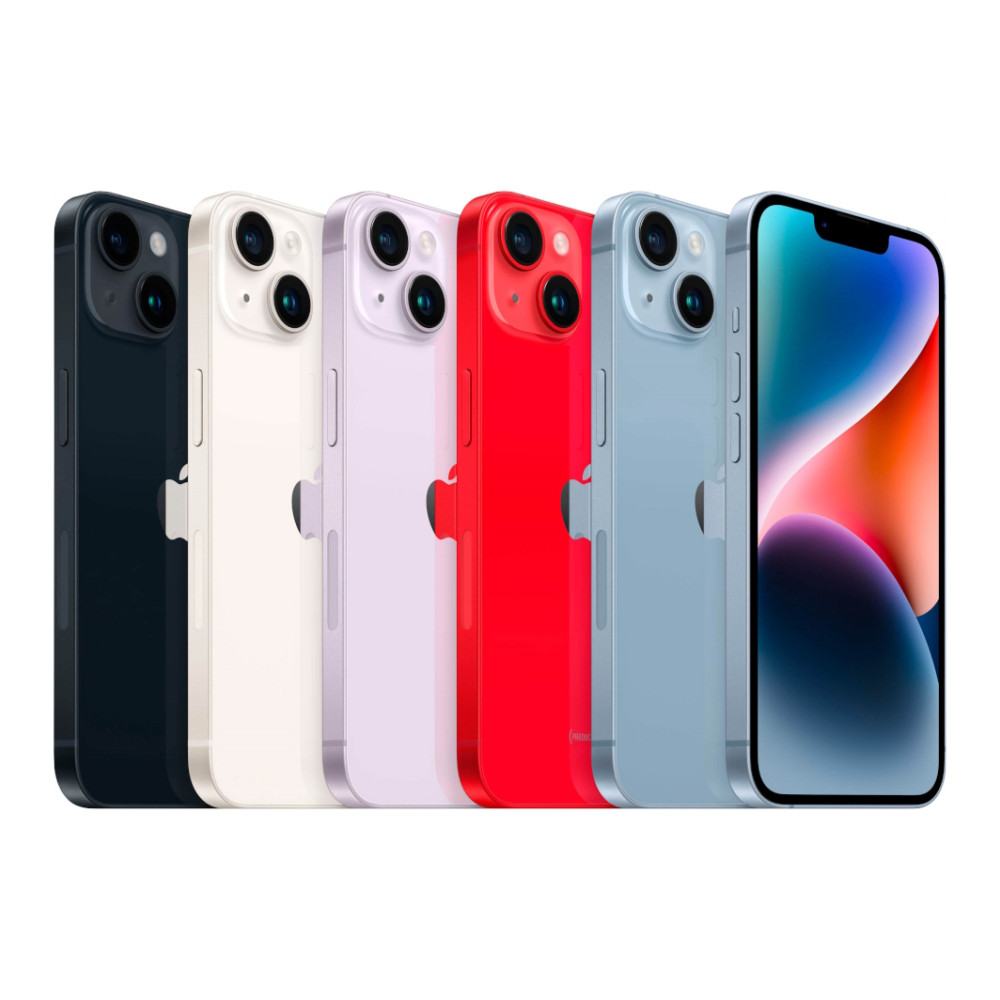 Apple iPhone 14 Blue Purple 128GB/256GB Unlocked – Free Shipping & Returns