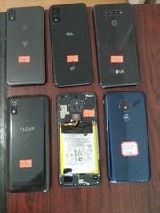 Lot of 6 Moto g play(2021) 32GB /g(7)power/LG K51 /REVVL4/Stratus C8/TCL30T 32GB