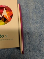 Motorola Moto X XT1060 (Verizon, 1st gen.) 16GB, White – 4G LTE CRACKED SCREEN
