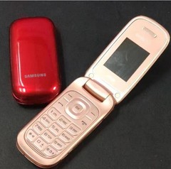 Samsung GT-E1272 2G GSM 900 1800 Dual SIM Flip Phone Cellphone One-year warranty