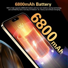 2025 i15 Pro Max Android 15 5G Unlocked Smartphone 6+128GB Dual SIM Mobile Phone