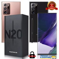 NEW Samsung Galaxy Note 20 Ultra 5G 128GB SM-N986U Factory Unlocked – All Colors