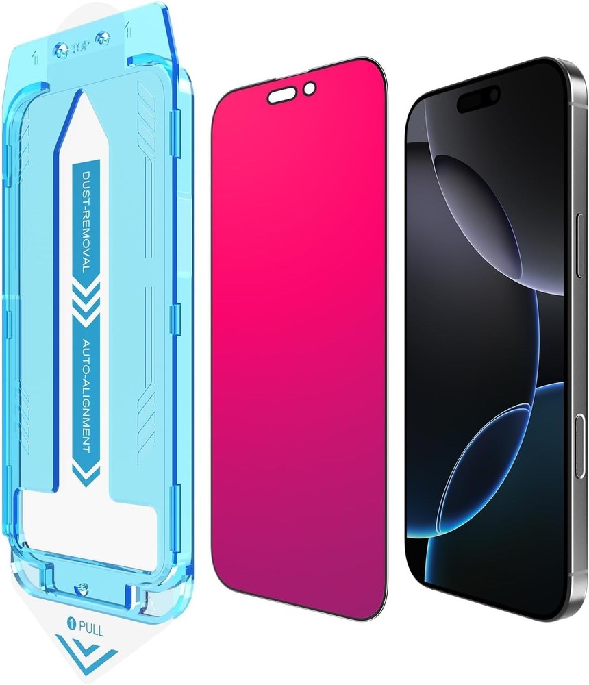 Gradient Tempered Glass Privacy Screen Protector for iPhone Air, Anti Blue Light