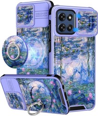 Cute Design Case for Moto G Stylus 2026/2025 with Ring Stand & Camera Cover