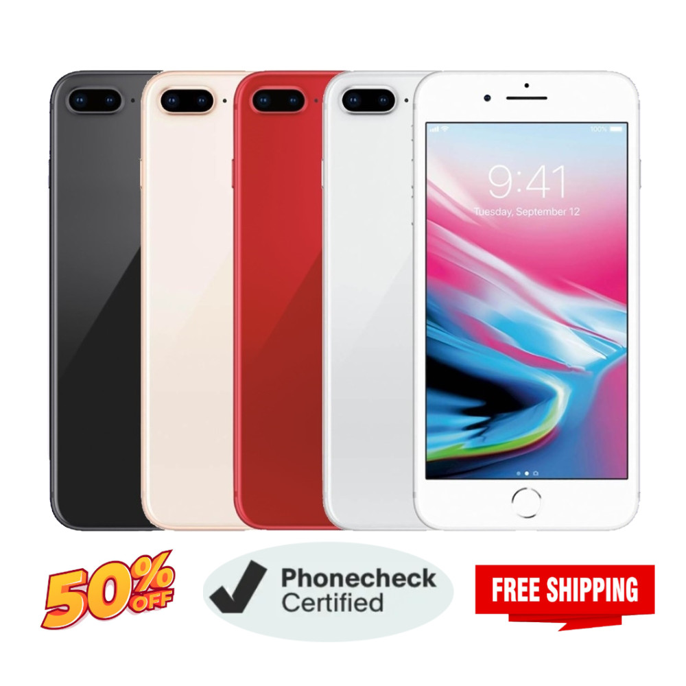 Apple iPhone 8 Plus 64GB Red Gold Unlocked Verizon 4G At&t T-Mobile