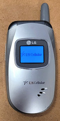 LG UX210 – Silver and Gray ( U.S. Cellular ) Very Rare CDMA Flip Phone