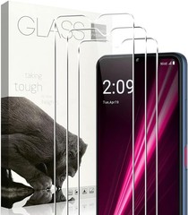 3-Pack Tempered Glass Screen Protectors for T-Mobile Revvl 6x/6 5G – 9H Anti-Scr