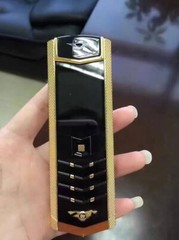 V9 Unlocked Dual SIM cards GSM Metal Body Leather Luxury Mobile Phone Cellphone