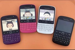 BlackBerry 9720 3G WIFI 5MP Camera FM Radio GPS Black/Pink Unlocked Cellphone