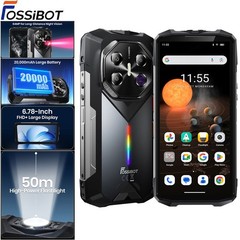 6.78″ FOSSiBOT F113 5G Rugged Smartphone Android 15 64MP Night Vision Outdoors