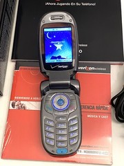 LG VX8300 Verizon Wireless Cell Flip Phone BLACK 28mb Camera Bluetooth BOX