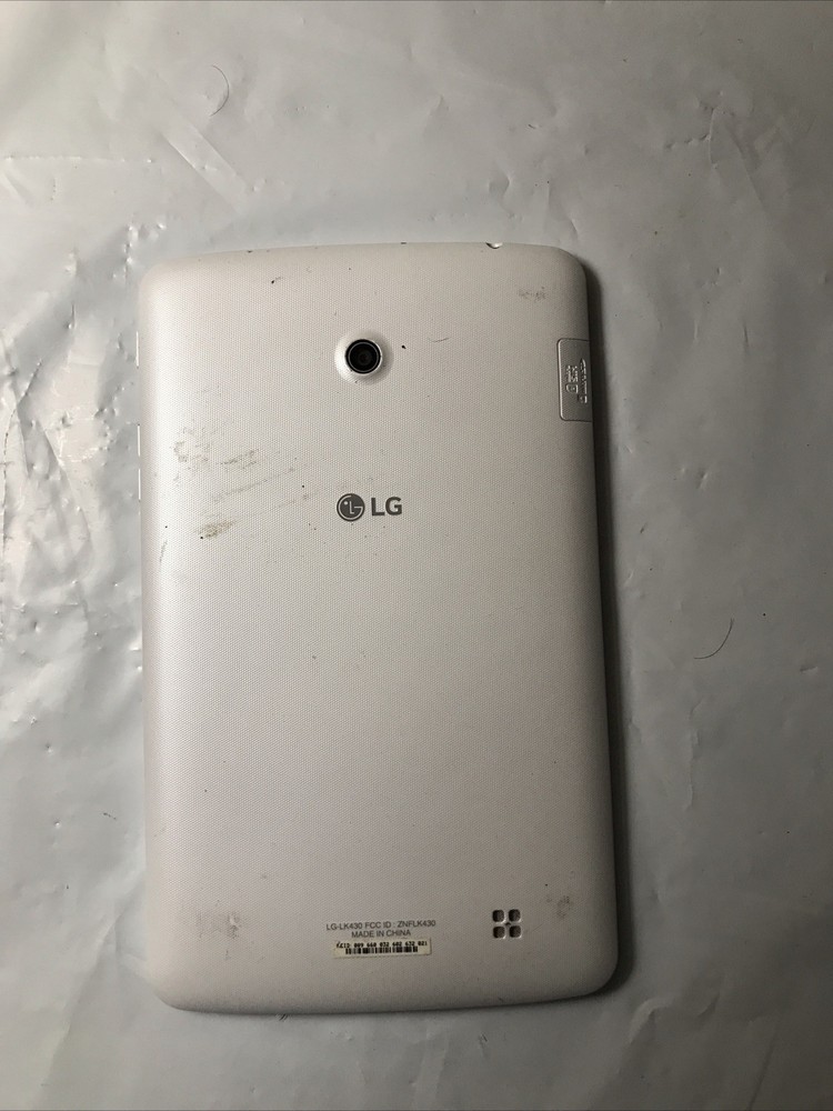 LG G Pad F LK430 7” (Sprint) White 8gb Fast Ship Excellent Used 5.0.1 IOS