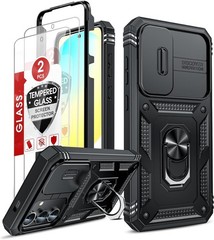 for Samsung Galaxy S24-FE Case Military Grade with Stand,Magnetic Support