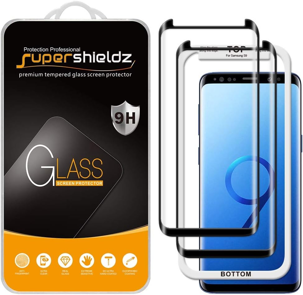 2PCS Screen Protector for Samsung Galaxy S9 6.1 Inch Tempered Glass Anti Scratch