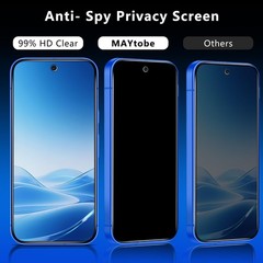 2-Pack Tempered Glass Privacy Screen Protectors for Google Pixel 10 / 10 Pro Ant