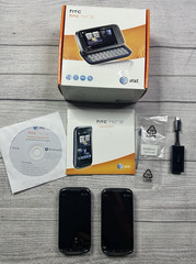 HTC Tilt 2 Black AT&T Lot of 2 Phones Parts Repair Windows