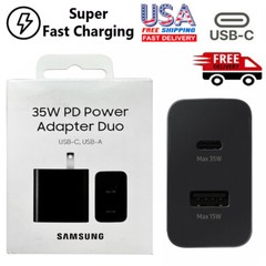 3FT Cable+35W USB-C Super Fast Wall Charger For Samsung Galaxy S21-S23 S24 S25