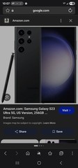 Samsung Galaxy S23 Ultra Black Unlocked With Battery Pack 10000 MAH