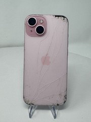 Apple iPhone 15 128GB Pink For Parts or Repair Cracked Boot Loop READ DESC.