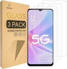 3PCS Tempered Glass Screen Protector for Oppo A78 5G & Oppo A58 5G 9H Hardness