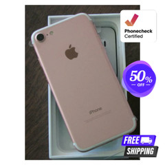 Apple iPhone 7 Unlocked 32GB/128GB – Rose Gold, Black, Red – Free Shipping