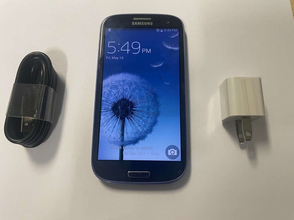 Samsung Galaxy S3 (Unlocked) Blue Good Condition
