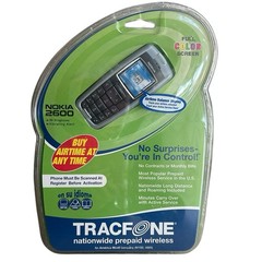 NOKIA 2500 Digital Tracfone Cell Phone Rare Full Color Screen New Sealed