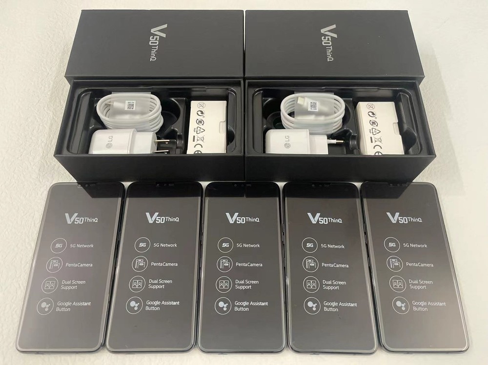 LG V50 ThinQ 5G LM-V500N (Korea) 128GB+6GB Snapdragon 855 Unlocked – NEW SEALED