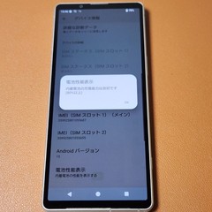 Sony Xperia 5 V SO-53D 128GB Platinum Silver SIM Unlocked Good Battery